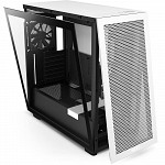 Gabinete NZXT H7 Flow, Mid Tower, ATX, Lateral em Vidro Temperado, 2x Fans, Preto e Branco - CM-H71FG-01