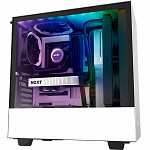 Gabinete Gamer NZXT H510i, Mid Tower, Com 2 Fans, Vidro Temperado, White, S-Fonte, CA-H510I-W1