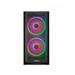 Gabinete Gamer Lancool 216 ARGB, Mid Tower, E-ATX, Lateral em Vidro Temperado, 3x Cooler Fan, Preto - LANCOOL 216 BLACK