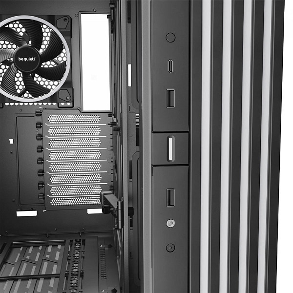 Gabinete Gamer Be Quiet Light Base 900 DX, ARGB, Full Tower, EATX, Vidro Temperado, Sem Fans, Preto, BGW69