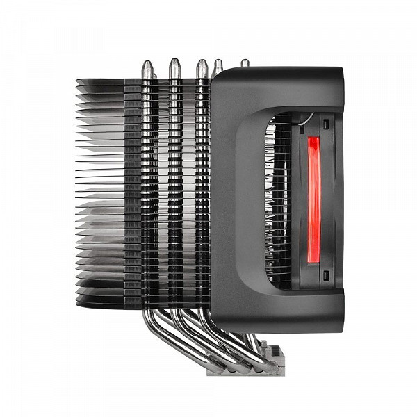 Cooler Para Processador - Thermaltake RIING SILENT 12cm AMD-Intel Pro Red-500 1400RPM CL-P021-CA12RE-A