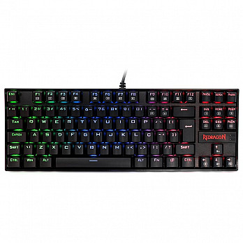 Teclado Mecanico Gamer Kumara RGB Switch Marrom - K552RGB - Redragon