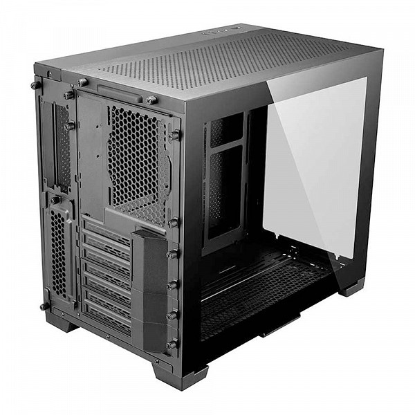Gabinete Lian Li Dynamic Mini, Mini Tower, Vidro Temperado, Black, ATX, Sem Fonte, Sem Fans, O11D MINI-W