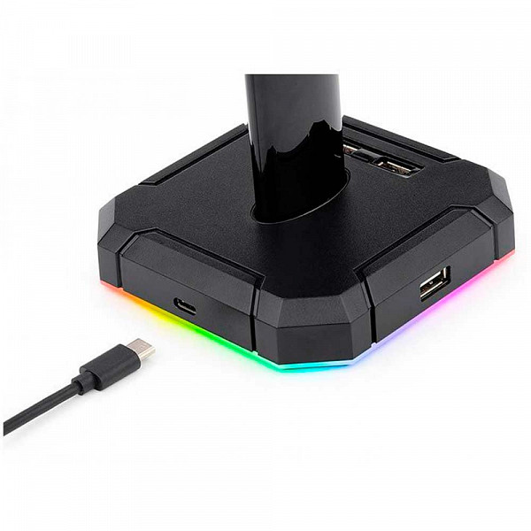 Suporte para Headset Redragon Scepter Pro RGB, Black, HA300