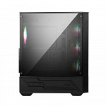 Gabinete Gamer MSI MAG Forge 112R, Mid Tower, Black, Sem Fonte, Com 4 Fans