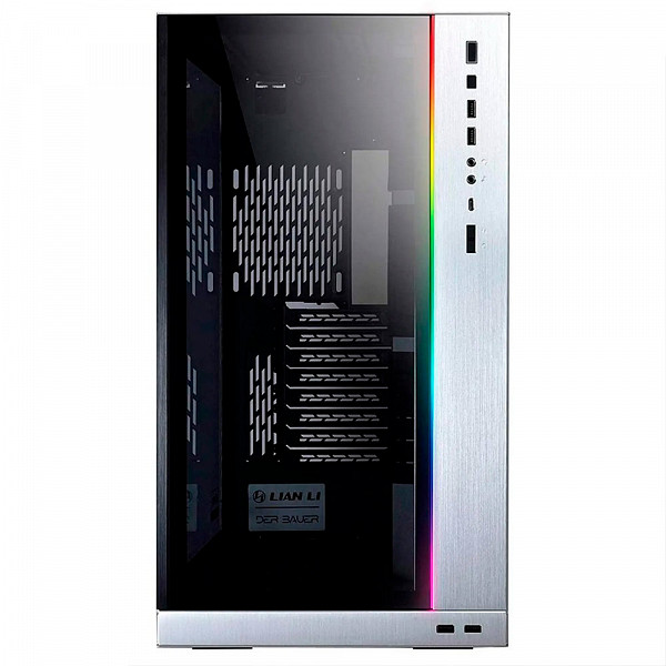 Gabinete Gamer Lian Li O11 Dynamic XL, Full Tower, Vidro Temperado, Prata, Sem Fonte, Sem fan, O11DXL-A