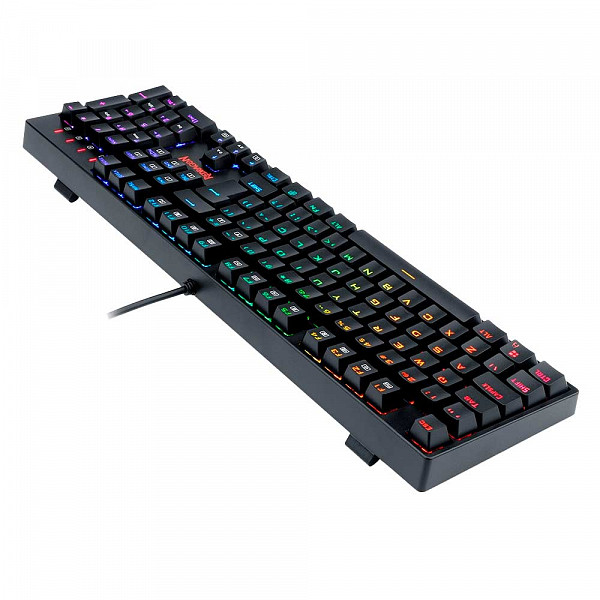Teclado Gamer Redragon Surara PRO, RGB, Preto, Switch Óptico Vermelho