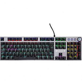 Teclado Gamer 1 Teclado Mecânico Gamer Fortrek GPro K7, Rainbow, Switch KRGD Blue, ABNT2