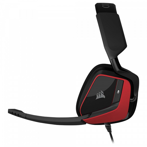 Headset Gamer Corsair USB Dolby 7.1 Preto e Vermelho Void Pro