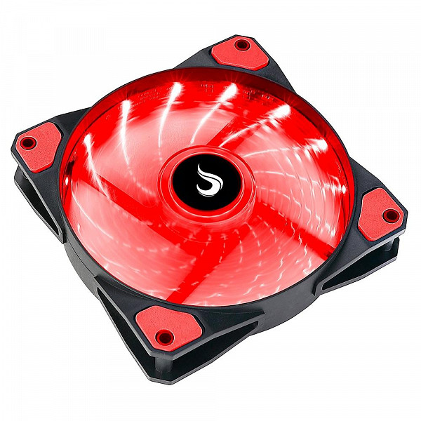 Cooler FAN Rise Mode Wind W1, 120mm, LED Vermelho - RM-WN-01-BR