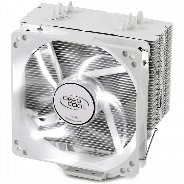 Cooler para Processador DeepCool Intel/AMD GAMMAXX 400 Silente 120mm PWM Fan With White Led Light - DP-MCH4-GMX400WH