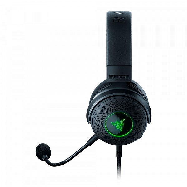Headset Gamer Razer Kraken V3, Chroma, USB, Som Surround 7.1, Drivers 50mm, Preto - RZ04-03770200-R3U1