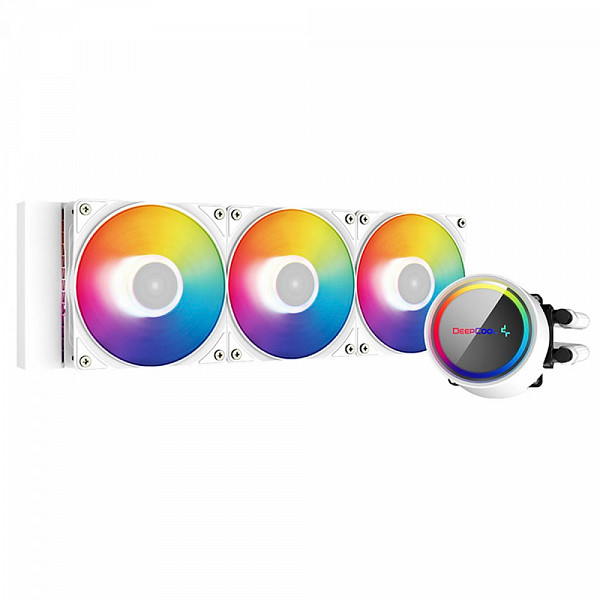 Water Cooler DeepCool Gammaxx L360 A-RGB WH, 360mm, ARGB, Intel-AMD, White, DP-H12CF-GL360-ARGB-WH