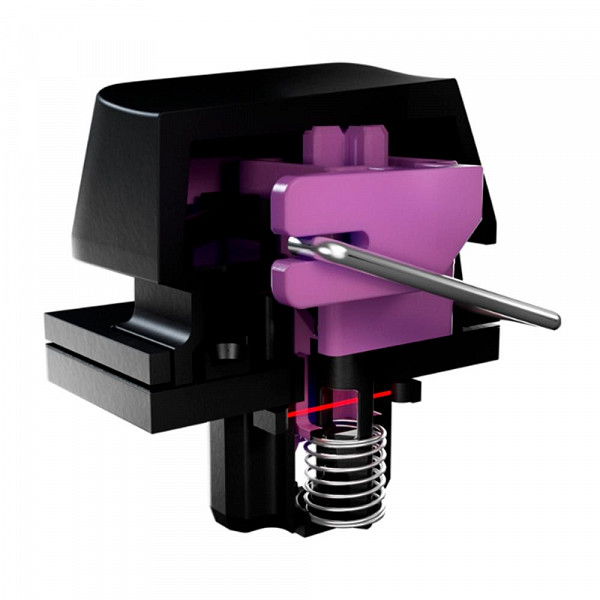 Teclado Óptico-Mecânico Gamer Razer Huntsman Elite, Chroma, Razer Switch Purple, US - RZ03-01870200-R3U1