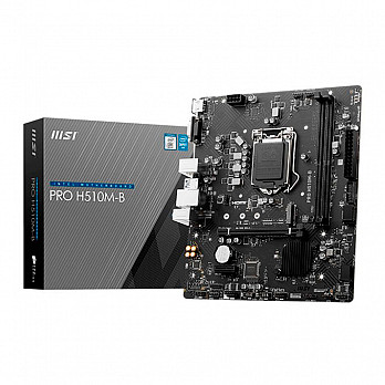 Placa Mãe MSI H510M-B PRO, Intel LGA 1200, MATX,  DDR4 3200MHZ - 911-7E05-004