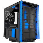 Gabinete NZXT H200, com FAN, Lateral em Vidro, Preto/Azul - CA-H200B-BL