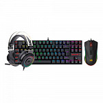 Combo Gamer Redragon S125 com Teclado Mecânico, Mouse e Headset RGB