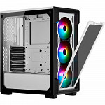 Gabinete Gamer Corsair ICUE 220T TG RGB, Mid Tower, com FAN, Lateral e Frontal em Vidro, Branco - CC-9011191
