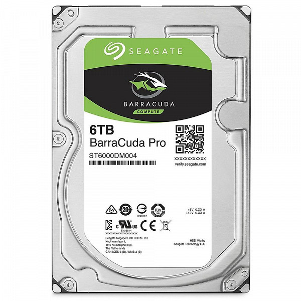 HD Seagate BarraCuda Pro, 6TB, 3.5´, SATA - ST6000DM004
