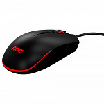 Mouse Gamer AOC GM500 Ambidestro, RGB, 5000 DPI, 8 Botões - GM500DRBB