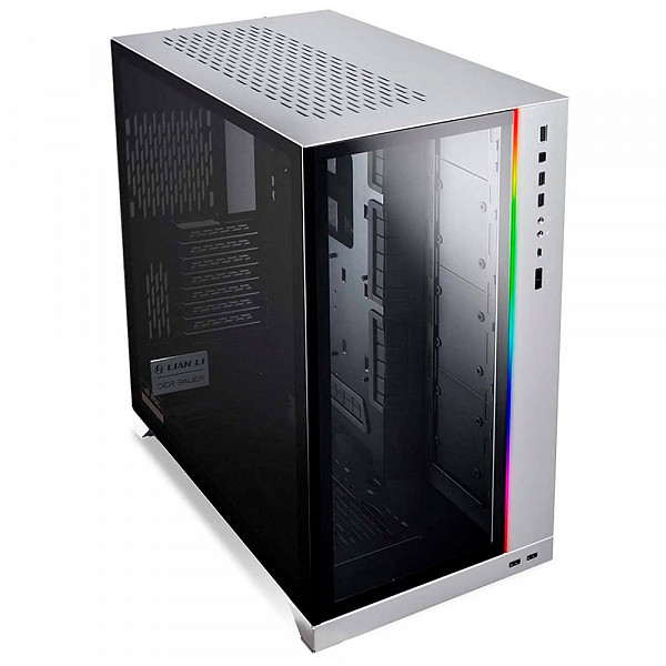 Gabinete Gamer Lian Li O11 Dynamic XL, Full Tower, Vidro Temperado, Prata, Sem Fonte, Sem fan, O11DXL-A