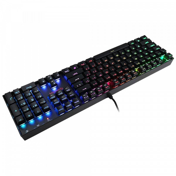 Teclado Gamer Redragon Mecânico Mitra com Anti-Ghost K551 RGB ABNT2 Switch Outemu Black