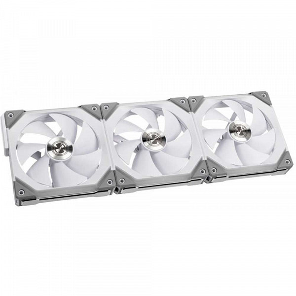 Kit Fan com 3 Unidades, Lian Li, Uni SL120, RGB, 120mm, Hidráulico, 1900RPM, White UF-SL120-3W