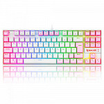 Teclado Mecânico Gamer Redragon Kumara, Switch Blue, RGB, ABNT2, White/Pink, K552WP-RGB PT-BLUE