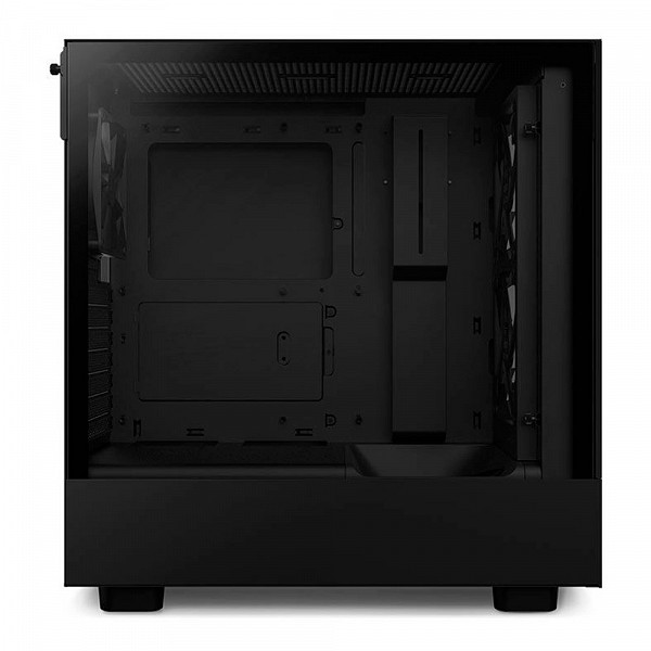 Gabinete Gamer NZXT H5 Flow RGB, Mid-Tower, Lateral de Vidro com 4 Fans, Preto - CC-H51FB-R1