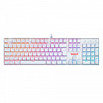 Teclado Mecânico Gamer Redragon Mitra, RGB, Switch Outemu Red, ABNT2, Branco - K551W-RGB (PT-RED)