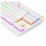 Teclado Gamer Dark Avenger Lunar Branco RGB switch Blue - Redragon
