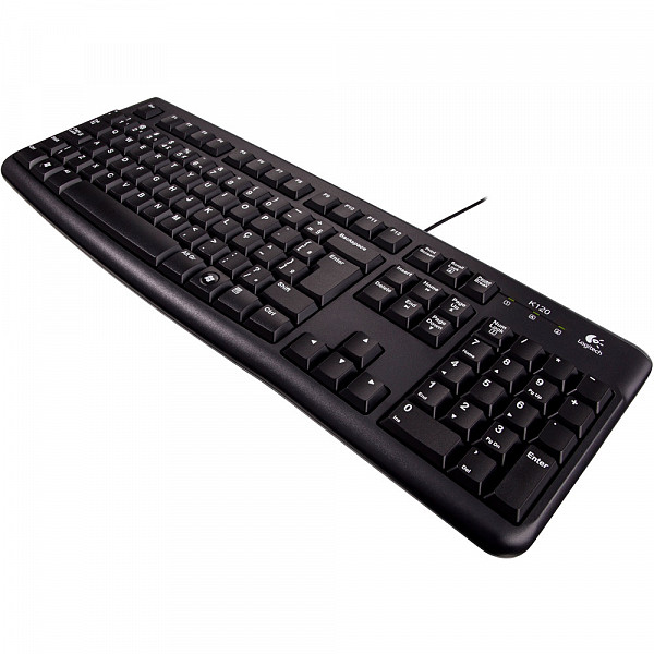 Teclado Logitech K120 Preto ABNT2
