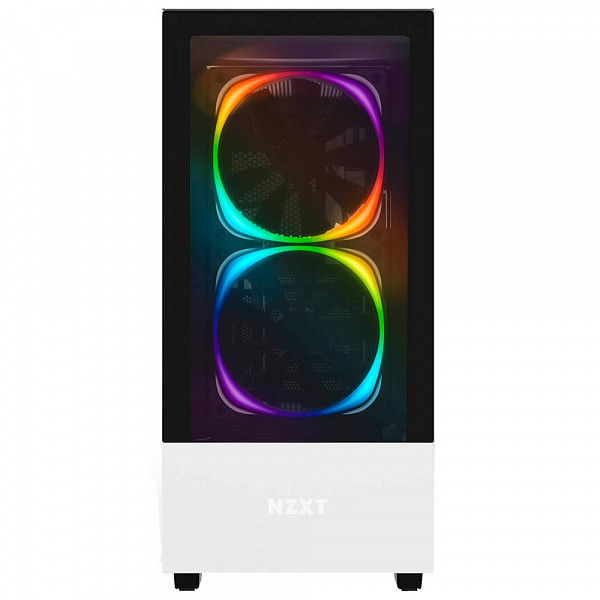 Gabinete Gamer NZXT H510 ELite, Mid Tower, Com 2 Fans, Vidro Temperado, White, S-Fonte, CA-H510E-W1