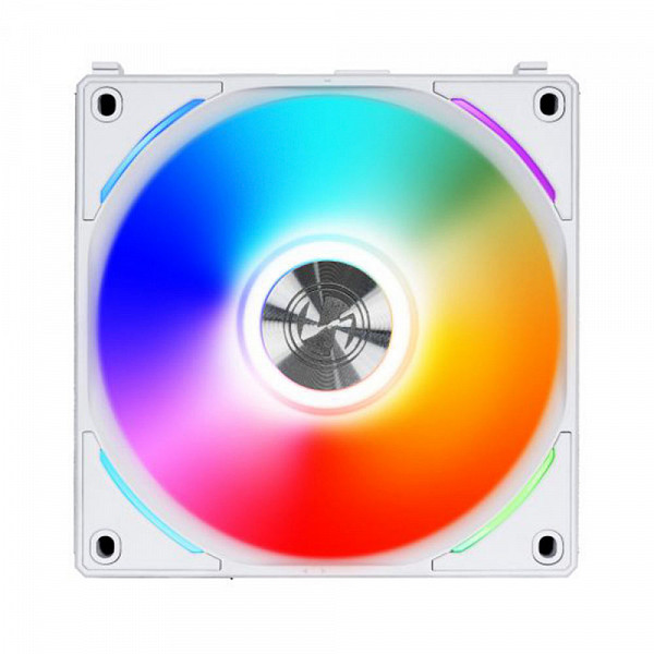 Kit Fan com 3 unidades Lian Li Uni Fan AL120, RGB, White, UF-AL120-3W