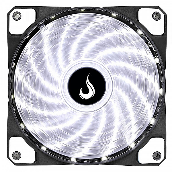 Cooler FAN Rise Mode Wind W1, 120mm, LED Branco - RM-WN-01-BW