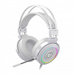 Headset Gamer Redragon Lamia 2, RGB, 7.1 Som Surrond, Drivers 40mm, Branco - H320W-RGB + Suporte