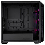 Gabinete Gamer Cooler Master MasterBox MB511, Mid Tower, 3x Fans ARGB Frontais, Lateral em Vidro Temperado, Preto - MCB-B511D-KGNN-RGA
