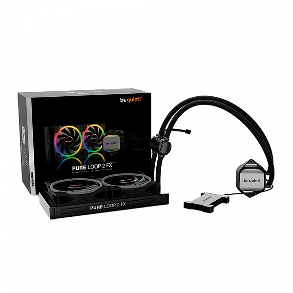 Water Cooler Be Quiet! Pure Loop 2 FX, ARGB, 240mm, Preto, BW013