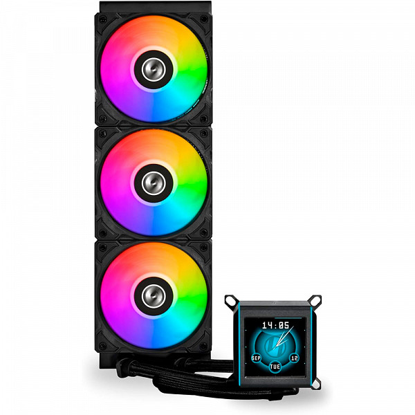 Water Cooler 360mm Lian Li Galahad Ii Lcd RGB, Black - GA2ALC D36B