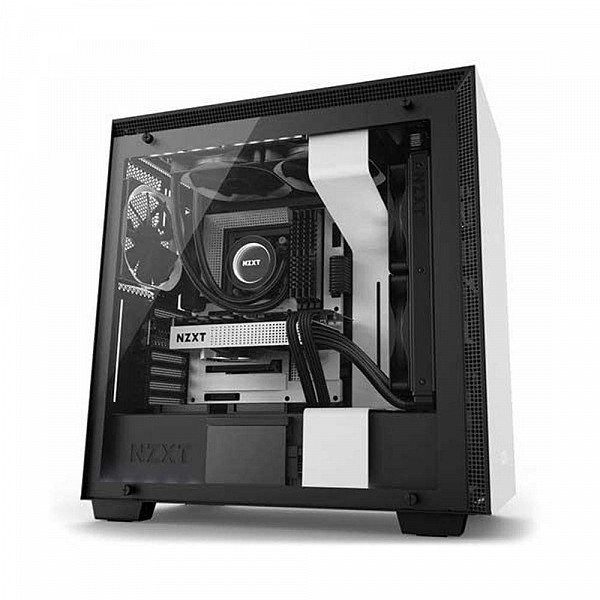 Gabinete H700I Branco Rgb Tg Ca-H700W-WB Nzxt