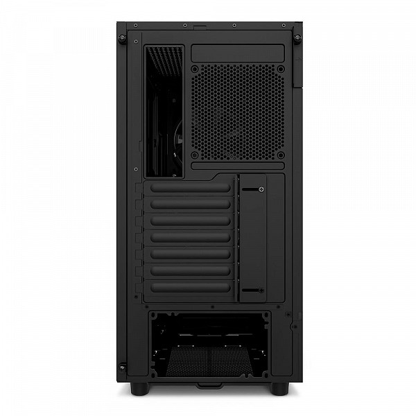 Gabinete NZXT H5 Elite Compact, Mid Tower, RGB, ATX, Lateral e Frontal em Vidro Temperado, 3x Cooler Fan, Preto - CC-H51EB-01