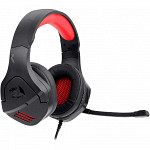Headset Gamer Redragon Theseus, 3.5mm + USB, Black, H250