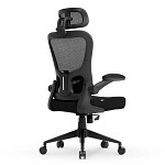 Cadeira de Escritório Ergonômica DT3 Vita Headrest, Até 110Kg, Mesh Spandex, Preto - 14228-7