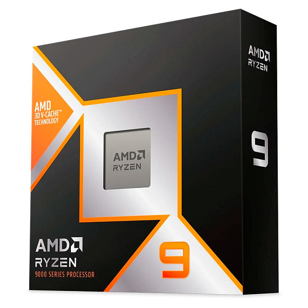 Processador AMD Ryzen 9 9900x3d, 4,4 GHz, (Máx Boos Clock Até 5,5 GHz), Cache 140MB, 12 Núcleos, Threads 24, AM5 - 100-100001368WOF
