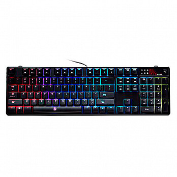 Teclado Gamer Thermaltake TT Sports Poseidon Z RGB Brown Axis - KB-PZR-KBBRUS-01