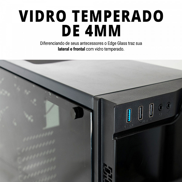 Gabinete DT3 Sports Edge Glass, 10743-5