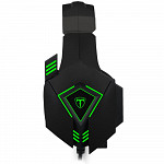 Headset Gamer T-Dagger Rocky, Drivers 50mm, Preto e Verde - T-RGH206