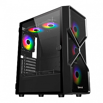 Gabinete Gamer Redragon Superion Vidro Temperado GC-MB211 Sem Fans
