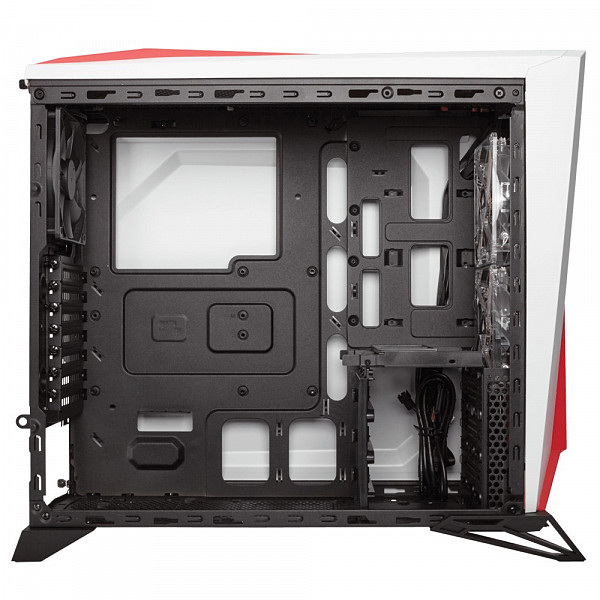 Gabinete Corsair Spec Alpha Edition Branco e Vermelho sem Fonte CC-9011083-WW