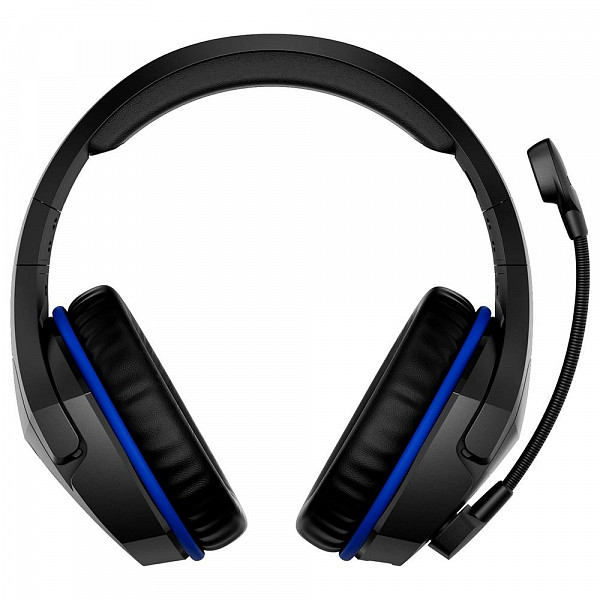 Headset Gamer Sem Fio HyperX Cloud Stinger Wireless PS4, Drivers 50mm, Preto e Azul - HX-HSCSW-BK